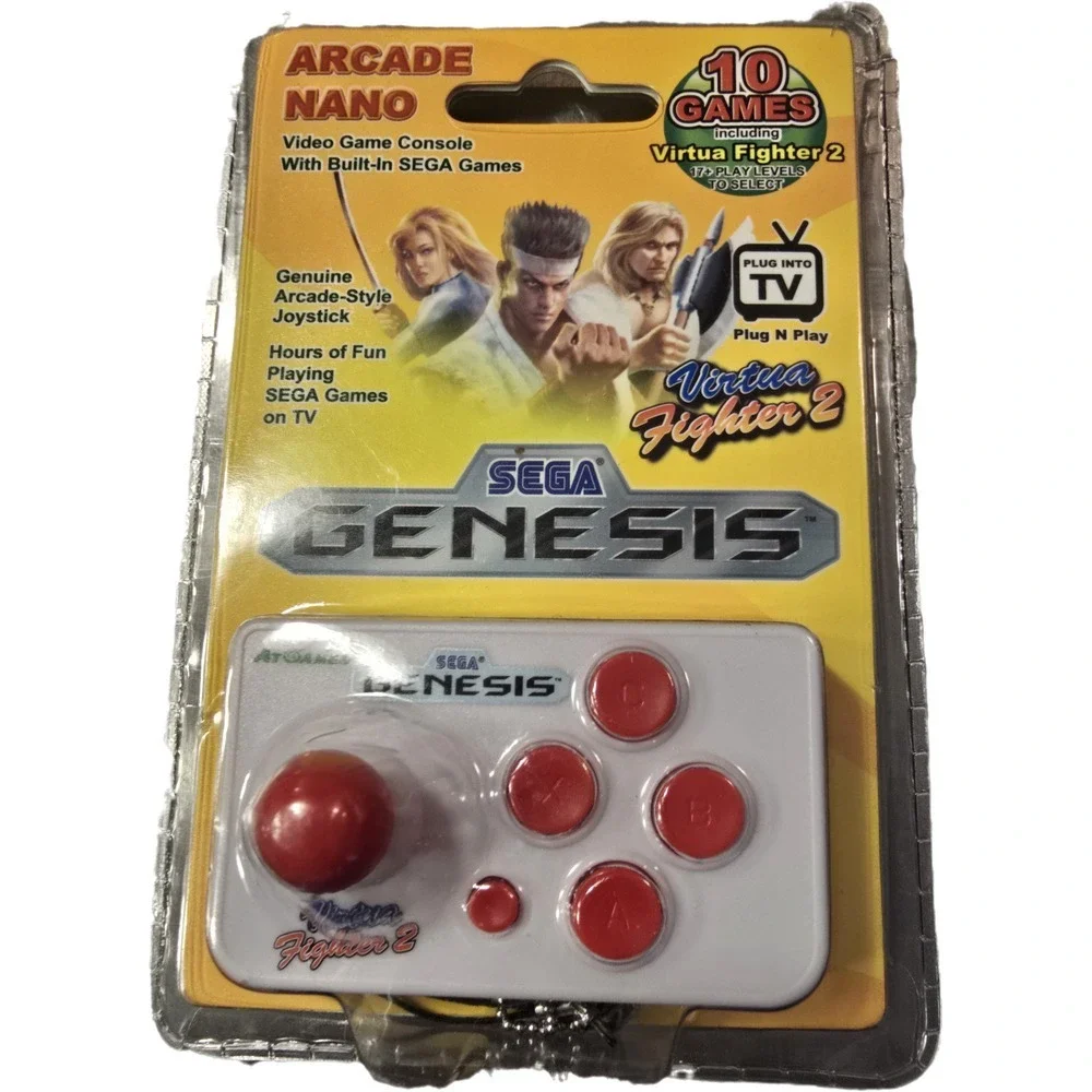 Sega Sapphire Arcade Nano Virtua Fighter 2 Joystick Console Player (w‎ 10 Games)